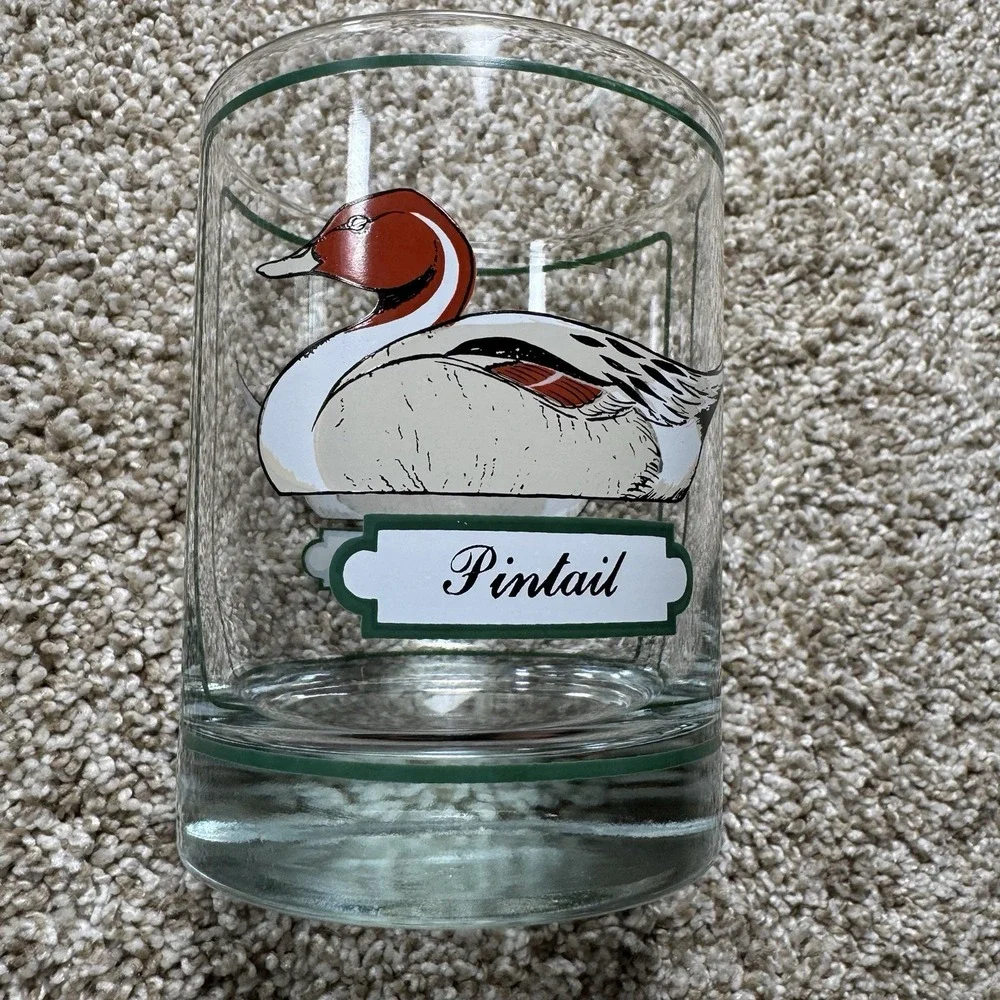 VTG Georges Briard‎ Double Old Fashioned Cocktail Duck Glasses Set Of 3